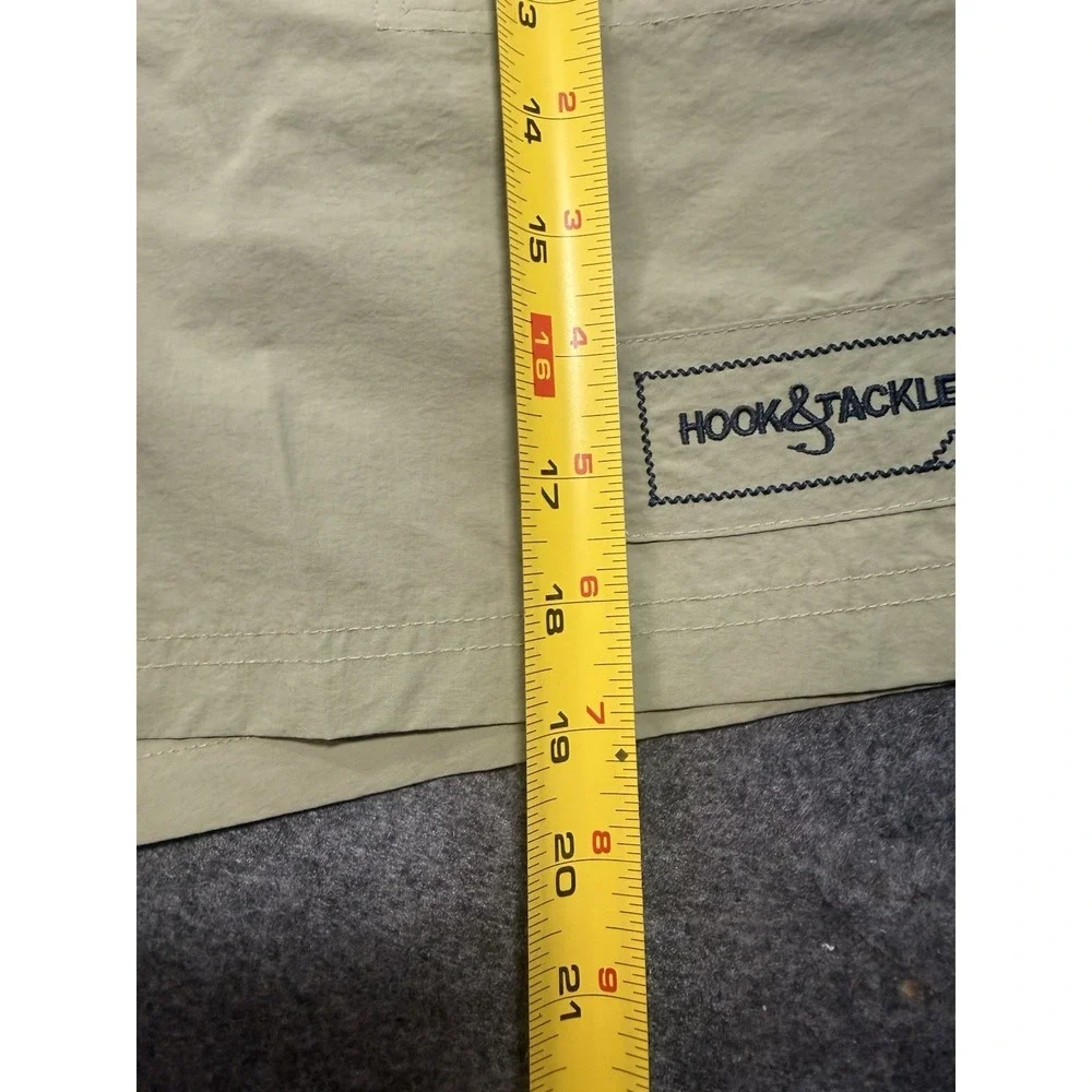 Hook & Tackle Men's Beer Can Island Fishing Swim Shorts Khaki Size‎ XL